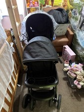 Gracco Blaze Duo Tandem Pushchair with Front Apron and Raincover In Black