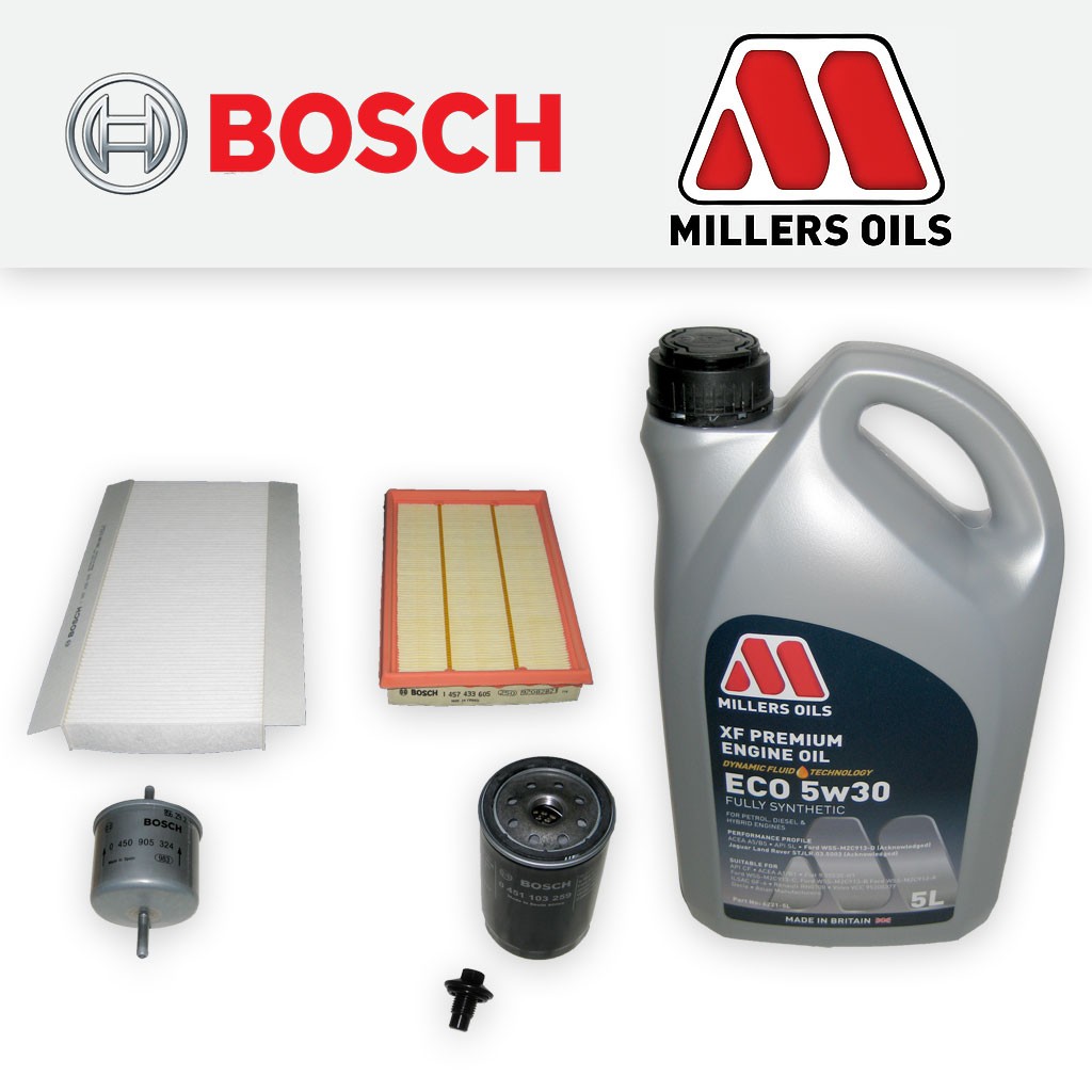 SERVICE KIT for FORD PUMA 1.6 1.7 OIL AIR FUEL CABIN FILTERS +XF OIL (1997-2002)