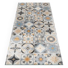 Premium Glass Floor Protector for Fireplaces Mosaic Patterns in Tiles 100x50 cm