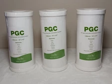 3 Piece Water Filters SimPure Replacement Cartridge 5 Micron 10"X4.5" PGC-F10B-5