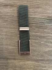Whoop 5.0 Mg Superknit luxe Forest Green Band With Rose Gold Clasp