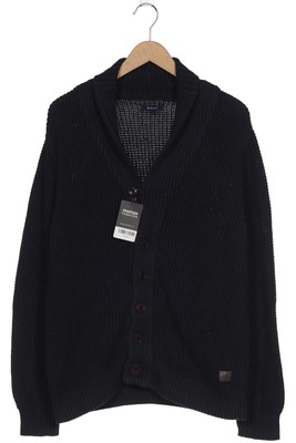 GANT Strickjacke Herren Cardigan Jacke Gr. M Baumwolle Marineblau #rr1eci9
