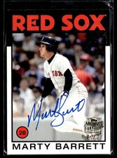 2018 Topps Archives Fan Favorites Autographs Marty Barrett Auto #FFA-MB