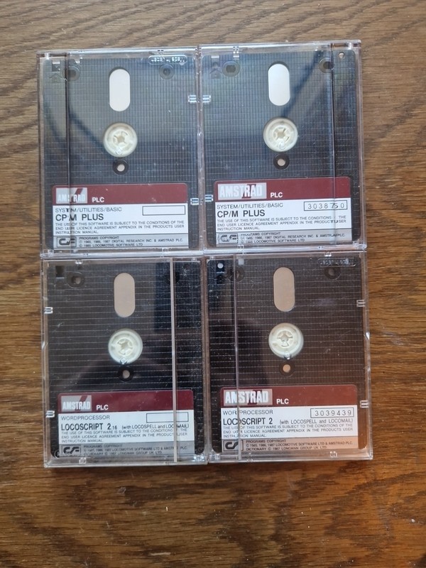 Amstrad PLC 4 Floppy Disks Vintage Computer Software