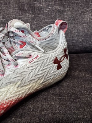Under Armour Spotlight Clone 3.0 MC White Red Men\'s  Art 3026334-108 size: 10.5‎ Under Armour Spotlight Clone 3.0 MC White Red 3026334-108  main image 4