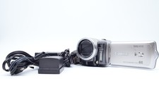 N.MINT- Canon IVIS VIXIA HF10 Silver 16GB HD Camcorder w/ AC Adapter From Japan