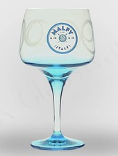 Malfy Gin Glass Goblet Balloon Glass Blue
