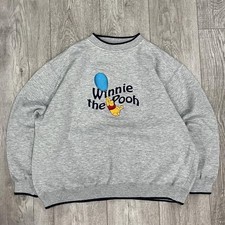 Vintage 90s-Early 2000s Disney Winnie The Pooh Crewneck Sweatshirt Men  s L