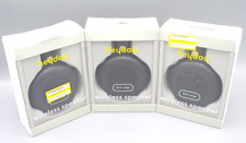 Lot of 3 Heyday Lightweight Wireless Bluetooth Speaker Playtime 33Ft Range Black