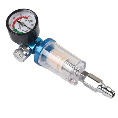 Efficient Filtration with For Airbrush Water Separator and Regulator Gauge