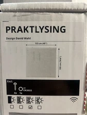 IKEA Praktlysing Cellular Smart Blinds 48” Wide Ikea Smart Home Compatible
