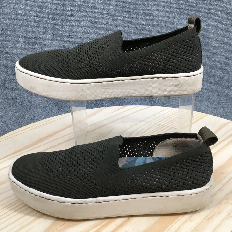 Zapatos Born para mujer 8,5 M tejido solsticio informales sin cordones zapatillas bajas tela verde Foto 2 de 4