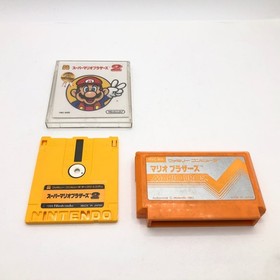 Sharp Twin Famicom Console System Black AN-500B New Belt Japanese Tested