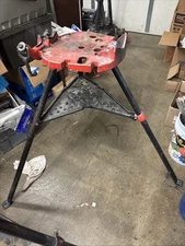 RIGID 460 Portable TRISTAND Chain Vise, 1/8" to 6" Pipe Capacity W/ Folding Legs