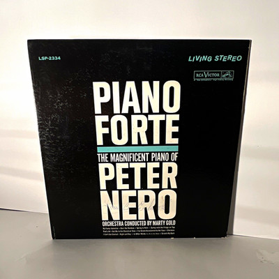RCA Victor Living Stereo Peter Nero Piano Forte 12'' Vinyl LP Stereo LSP-2334