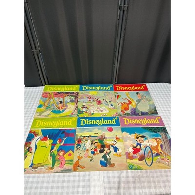 19 Vintage Disneyland Magazines 1970s Fawcett Publications Disneyana Lot