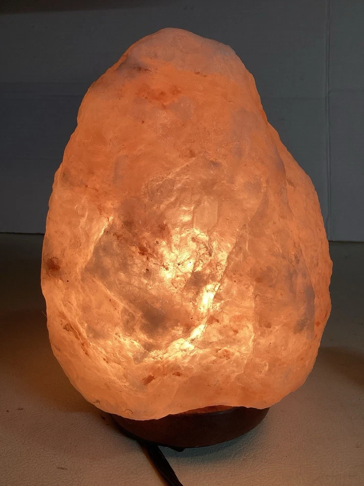 Lâmpada de sal rosa do Himalaia grande com interruptor dimmer e 2 lâmpadas extras  - Imagem 2 de 4