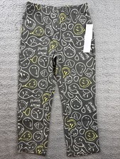 Boys Youth Large 10/12 Smiley World Pajama Pants Lounge