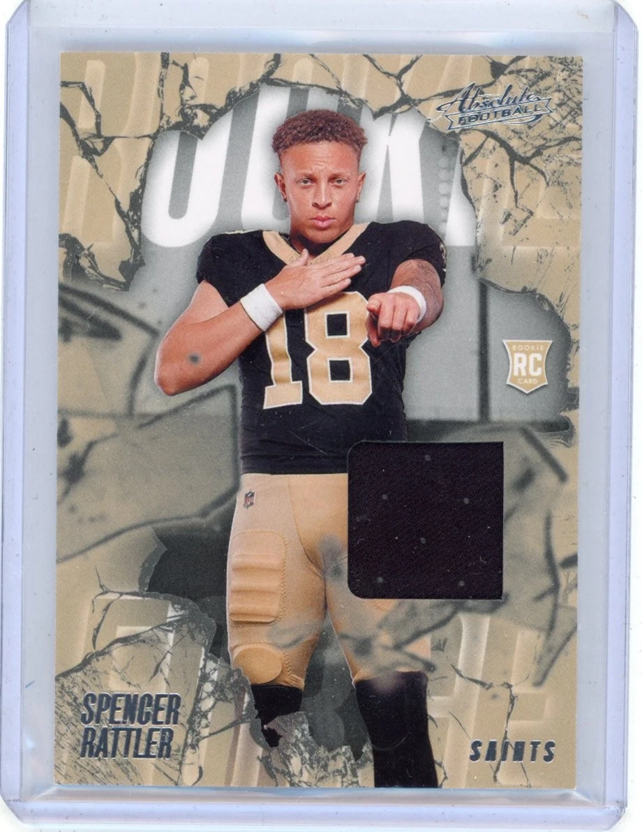 Spencer Rattler trading card