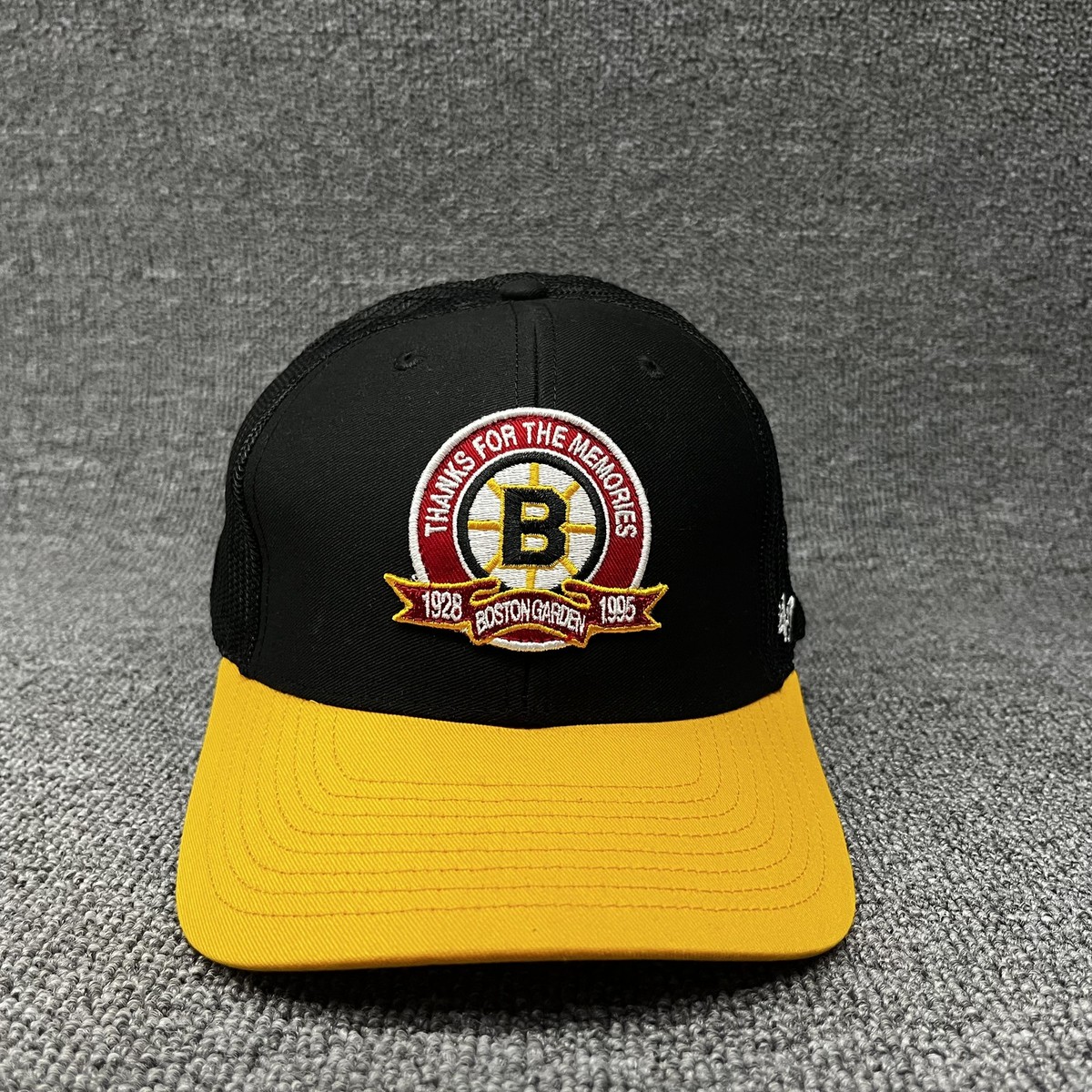 Boston Bruins '47 Centennial Thanks For The Memories Trucker Snapback Hat Cap