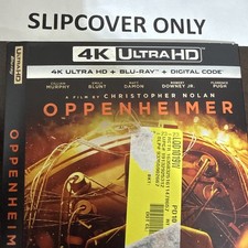4K SLIPCOVER ONLY Oppenheimer Ultra HD UHD, 2023