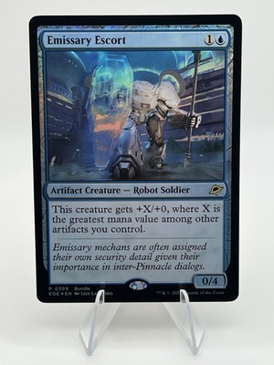 MTG EOE - Emissary Escort (0399) (PROMO FOIL) Edge Of Eternities EN | eBay