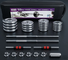 Adjustable Dumbbells Barbell Set 110lb 66lb 4...