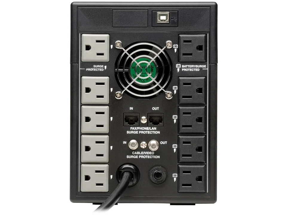 Tripp Lite OMNI1500LCDT Series OmniSmart 1500VA 810W 120V Line-Interactive UPS - - Image 4 of 4