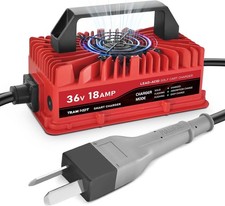 18 Amp Golf Cart Charger for 36 Volt Club Car, EZGO  Yamaha Lead Acid Battery w