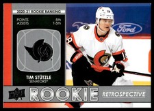 2021-22 Upper Deck Rookie Retrospective Tim Stutzle Ottawa Senators #RR-17