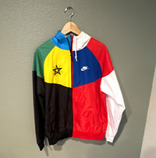 Nike Mens Vintage Colorblock Hooded Lightweig...