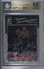 2016 Panini Donruss Optic White Sparkle Prizm Giannis Antetokounmpo BGS 9.5 2aj