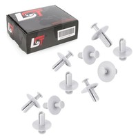 10X Spreiznieten Befestigungs Clips Grau FüR BMW E38 E39 E46 X5 X6 Z4