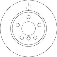 2X Bremsscheibe Vorne TRW DF6799 FÜR BMW Mini Bremsscheiben Scheibenbremse