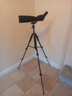 Bresser 25 75 90mm Zoom Bird Spotting Scope with Tripod and Accessories