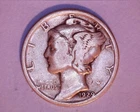 1929 MERCURY DIME***  127-6B