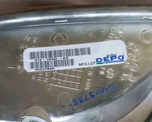 Depo 00037565 Parking Light Toyota Tacoma Front Left Fender Mnfd 81611-04060 - Picture 2 of 5