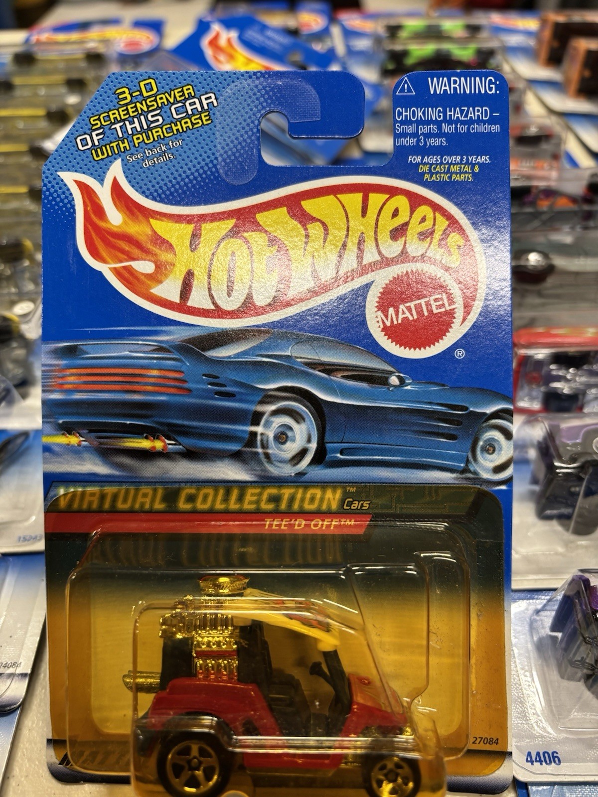 Hot Wheels 2000-117 Tee'd Off Red / Blue  NOS