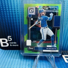 2022 Donruss Optic Lime Green #154 Bo Bichette Blue Jays