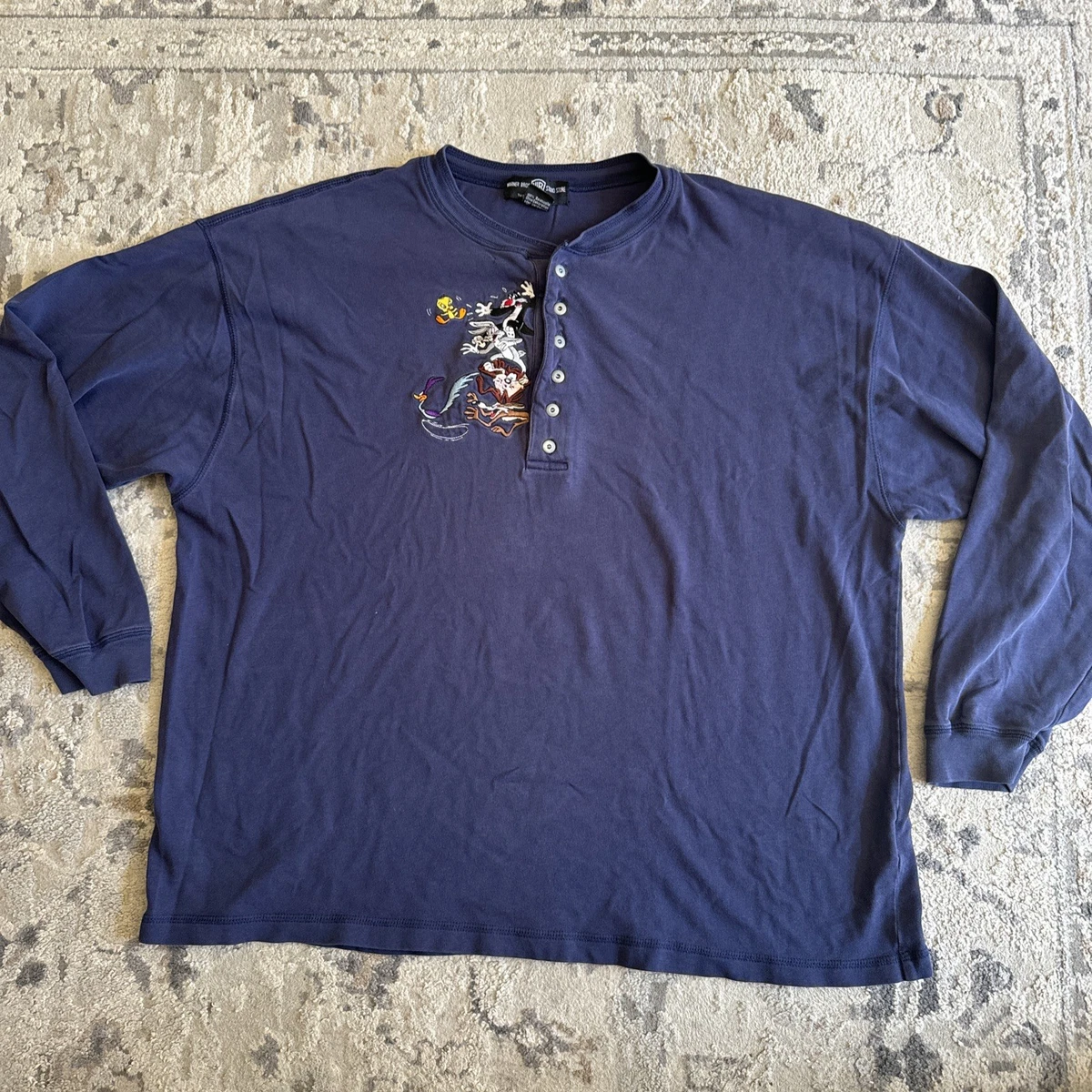 Warner Bros. Long Sleeve Shirts for Men for sale | eBay