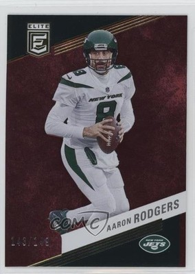 2023 Panini Donruss Elite Maroon 143/149 Aaron Rodgers #4 es5