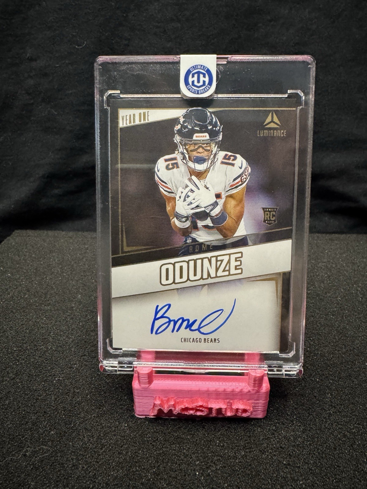 Rome Odunze 2024 Panini Luminance “Year One”  On Card Rookie Autograph #YOS-RDE