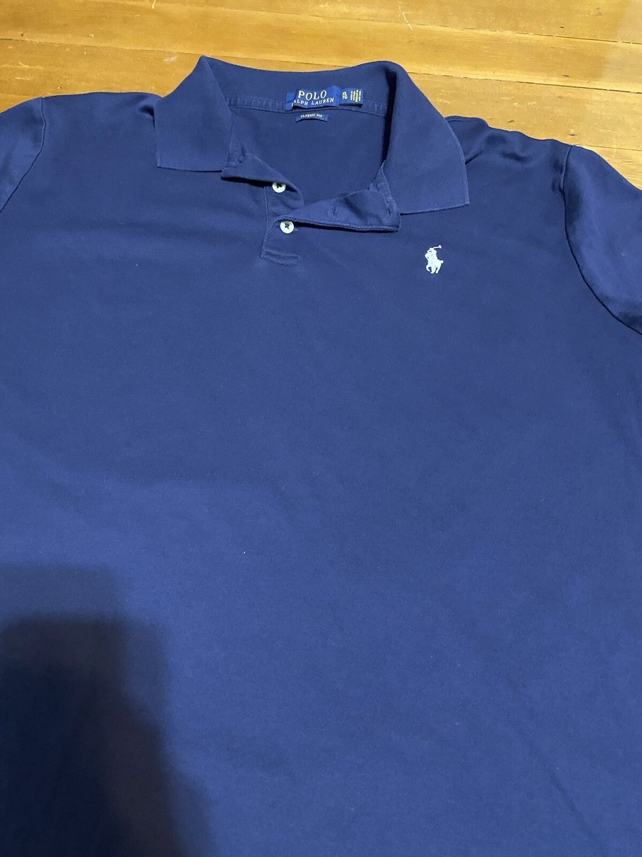 Polo Ralph Lauren ポロシャツ XL ホワイト/ネイビー POLO RALPH LAUREN（ポロ・ラルフローレン） （ネコポス配送） ポロ