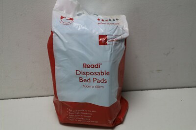 Readi Disposable Bed Pads 40 x 60cm 600ml Absorbierende Inkontinenzhilfen 25 Stk