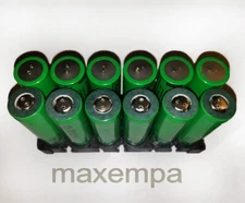 12-Pack MJ1 INR 3500mAh 3.7V Hi-Drain 10A Flat Top Li-ion Rechargeable Batteries