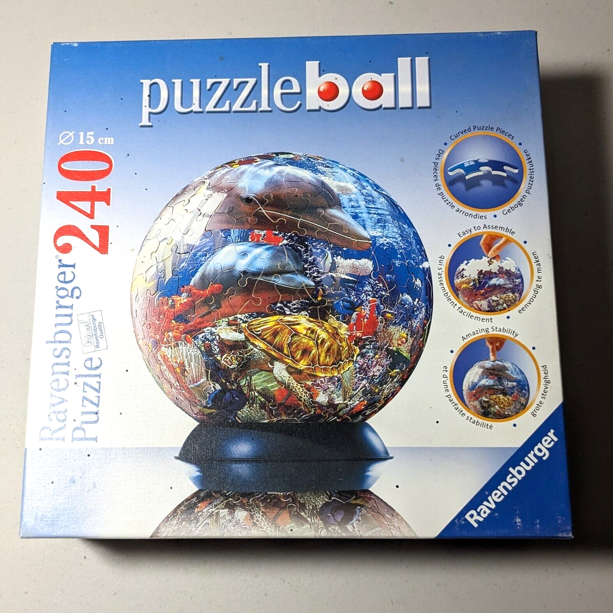 Ravensburger PuzzleBall 240 Piece Sphere Puzzle, Ocean World 2004