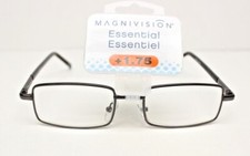 Foster Grant MAGNIVISION Blk Titanium Reading Glasses 1.75 51/17-140 ACE BLK