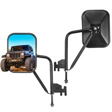 Side Mirrors Doors Off Fits Jeep Wrangler JK JKU JL JLU & Gladiator JT 2007-2025