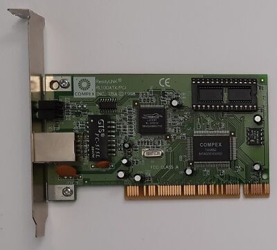 ReadyLINK RL100ATX/PCI Netzwerkkarte (RJ45, Compex, Ethernet, retro, 1998)