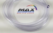 4' FT x 1/4" (6.4mm) ID x 3/8" OD x CLEAR TRANSPARENT Fuel Line Gas Hose Tubing